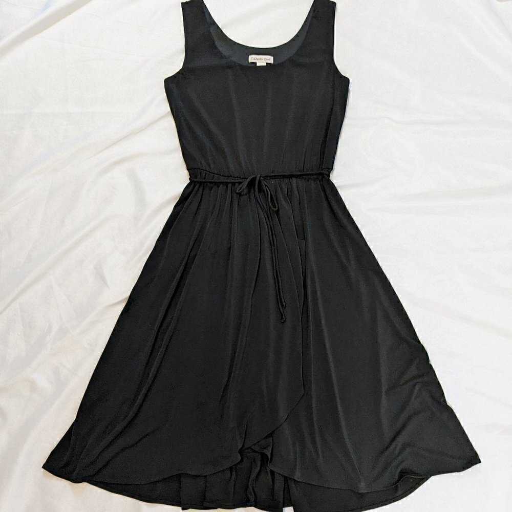 Coldwater Creek Sleeveless Faux Wrap Dress Women's Size 6